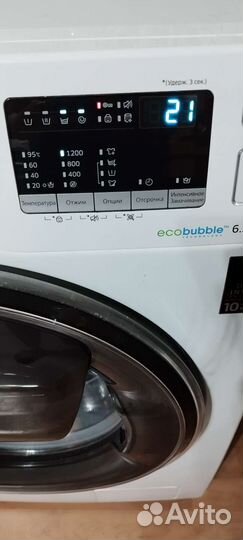 Стиральная машина samsung eco bubble 6.5