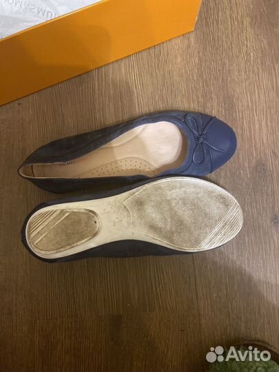 Балетки натуральная кожа 36