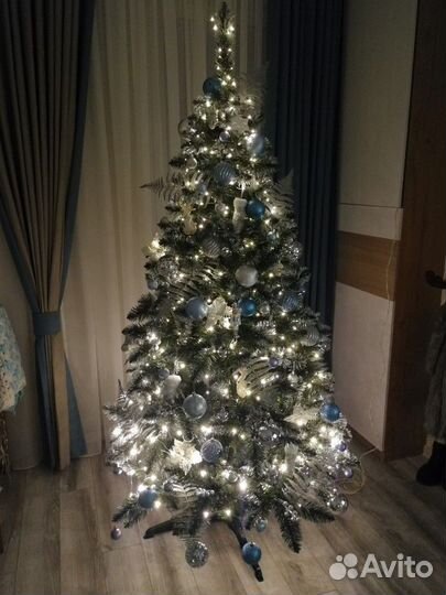 Гирлянда нить роса на елку 10 м