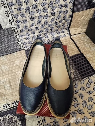 Балетки натуральная кожа 38