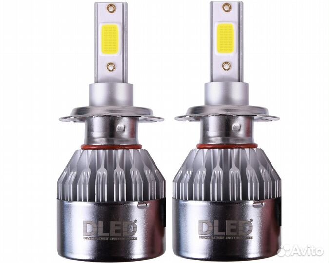 Светодиодные автомобильные лампы С6 H1 H4 H7 H11