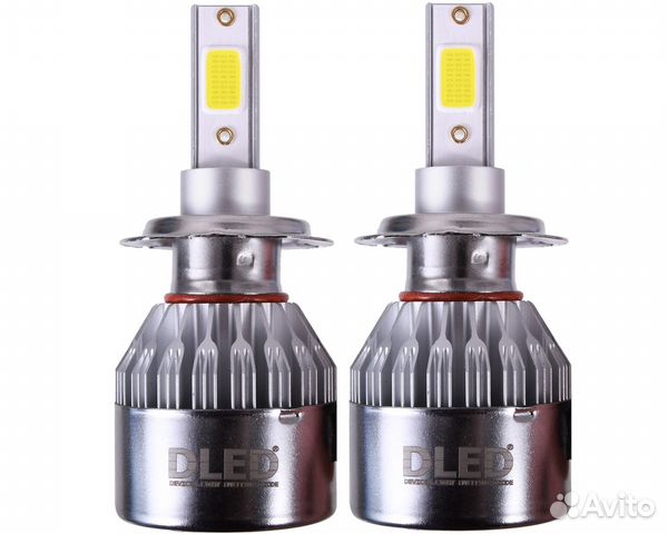 Светодиодные автомобильные лампы С6 H1 H4 H7 H11
