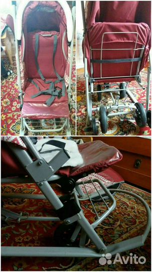 Детские санки-коляска