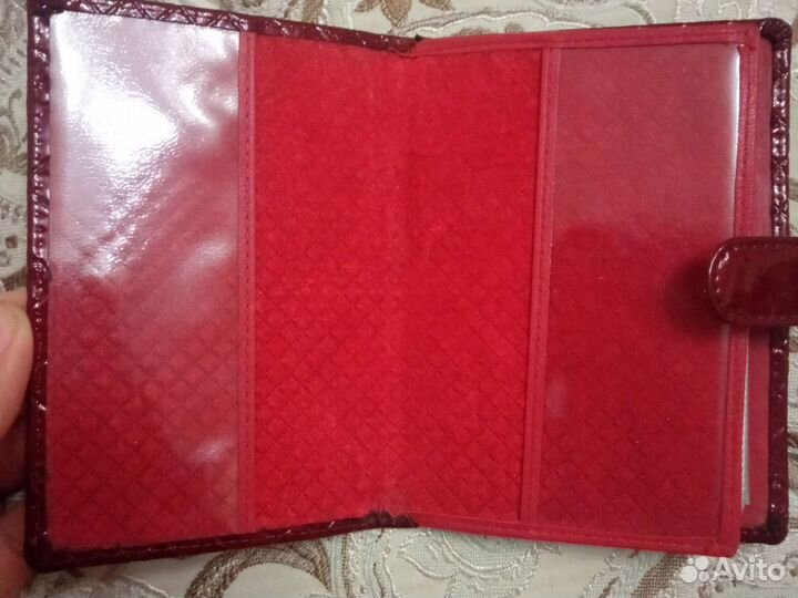 Обложка на паспорт с правами и картхолдер