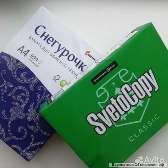 Бумага А4 Снегурочка, SvetoCopy