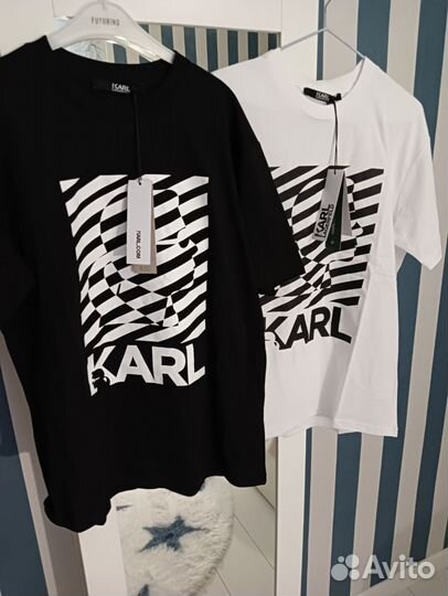 Футболка Karl lagerfeld новая оригинал m.L.XL