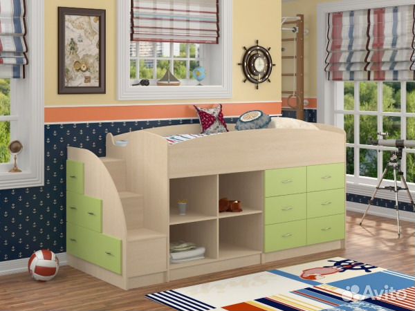 Детская кровать чердак