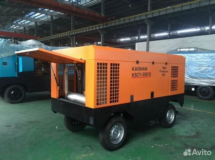 Винтовой дизельный компрессор 15 куб; 13 Бар