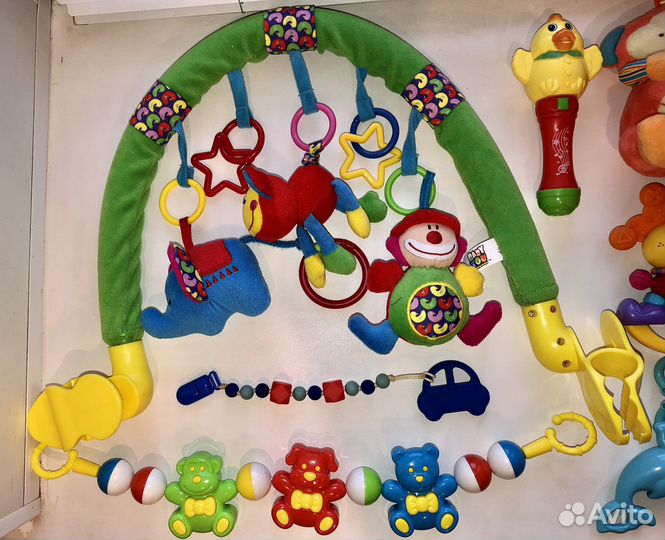Развивающие игрушки погремушки пакетом