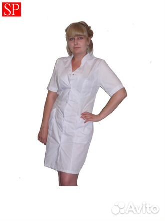 Халат медицинский женский белый