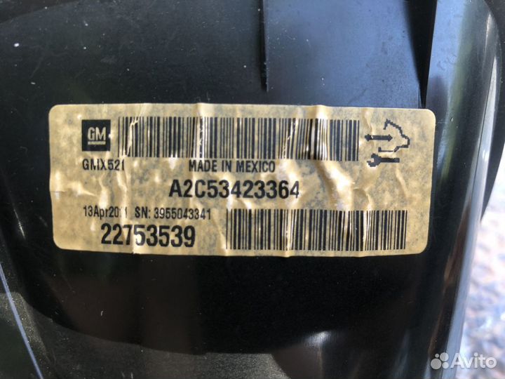 Панель приборов Chevrolet Camaro V 2010-2015