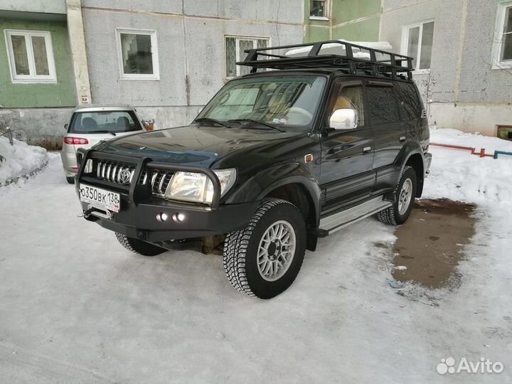 Силовой бампер Land Cruiser Prado 90 (передний)