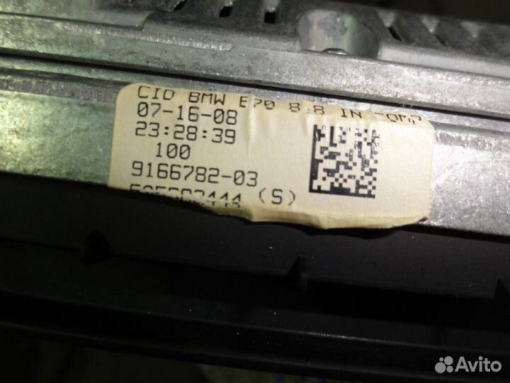 Дисплей информационный Bmw X6 E71 N63B44A 2008