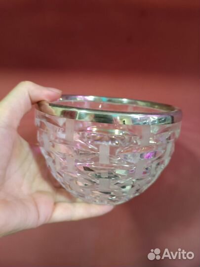 Ваза хрустальная конфетница