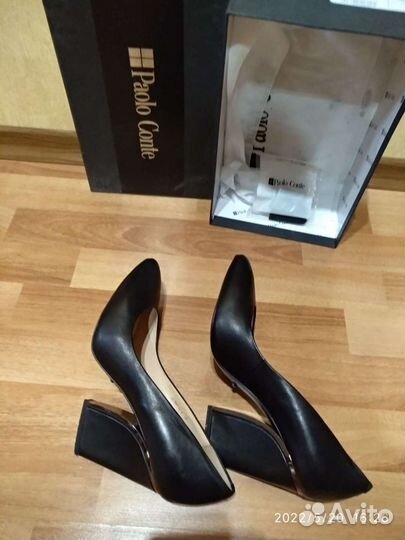 Туфли кожаные женские Paolo Conte