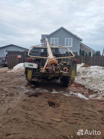 Бурильно-крановая машина ГАЗ БКМ-317-01, 1989