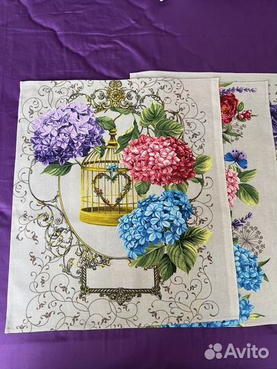 Кухонные полотенца рогожка