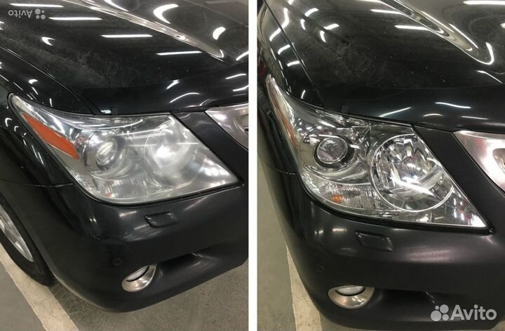 Полировка автомобиля. Фар. Удаление царапин