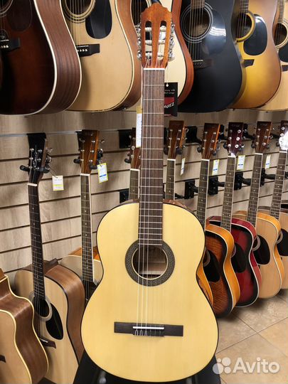 Классическая гитара Cort AC100+ чехол