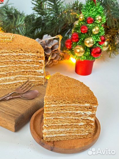 Бенто торт Медовик