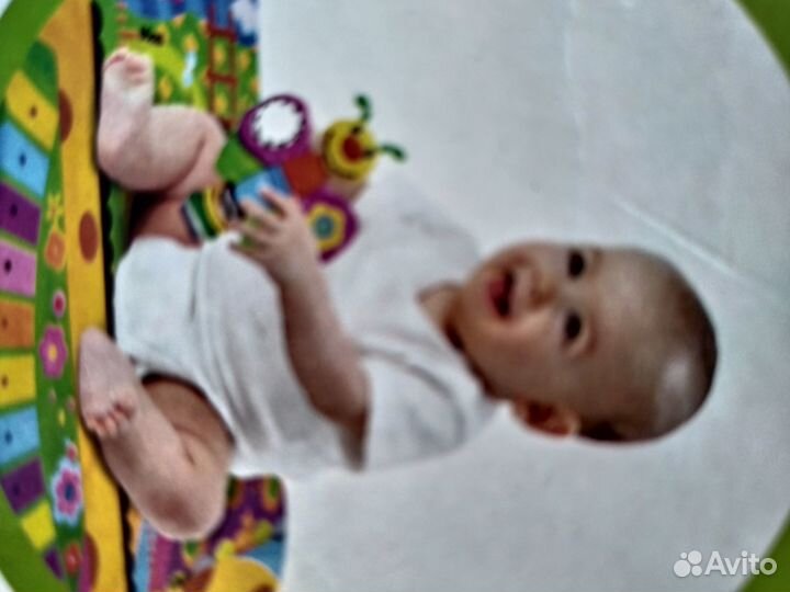 Музыкальный игровой мягкий коврик с ростомером