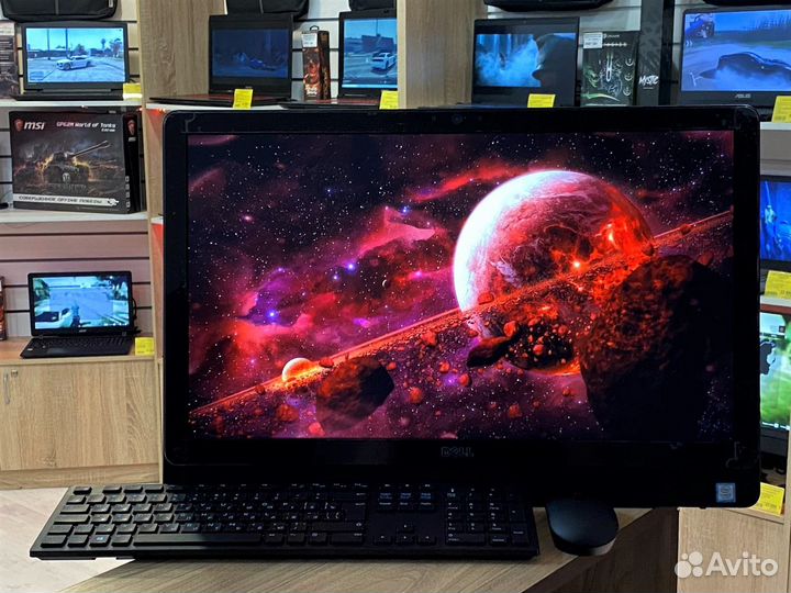Новый моноблок dell / Core i3 / FullHD