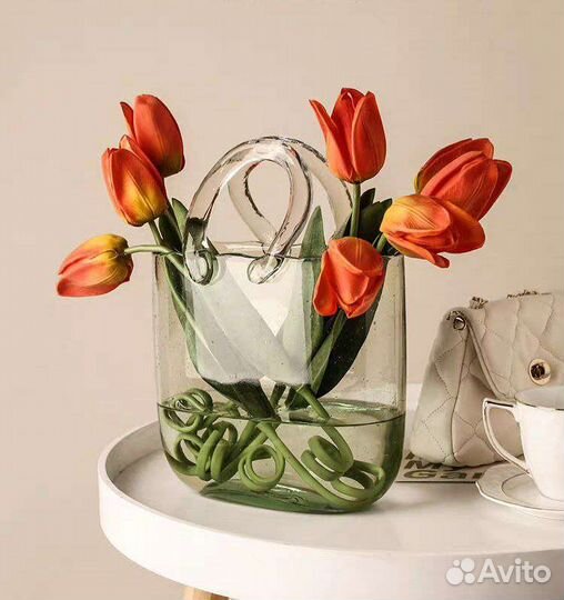 Ваза в виде сумки + аквариум 2 в 1