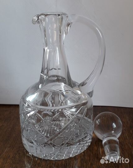 Хрустальный графин с ручкой 425 мл