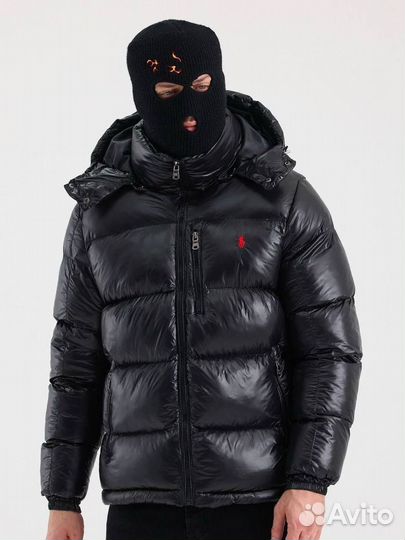 Пуховик Мужской Черный Polo Ralph Lauren