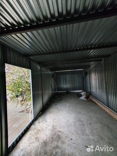 Гараж-пенал оцинкованный