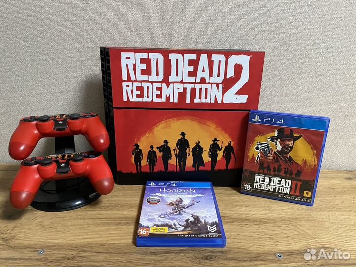 Приставка Sony playstation 4 PS4 Fat 1 tb+куча игр