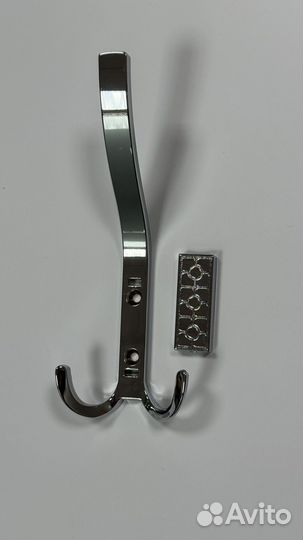 Крючок настенный для одеждый матовый и глянцевый