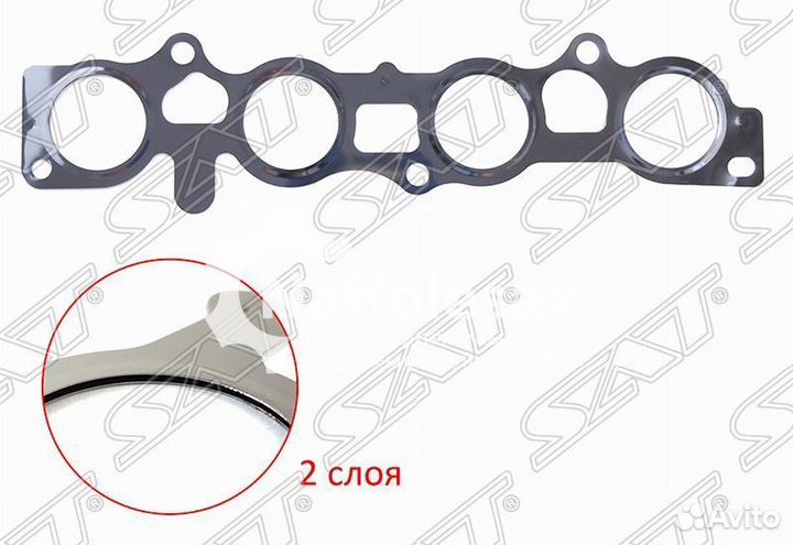 Прокладка выпускного коллектора nissan AD/expert/c
