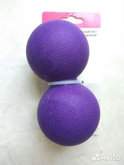 Новый. 12*6 Сдвоенный массажный мяч мфр