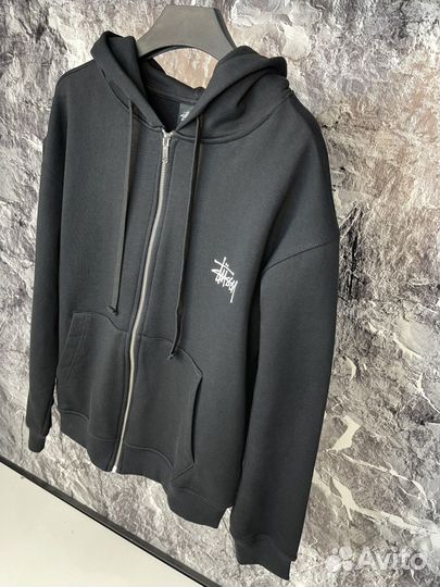 Zip худи stussy