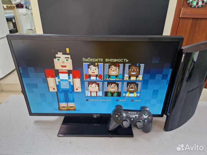 Прошитая PlayStation 3 SuperSlim 500GB с играми