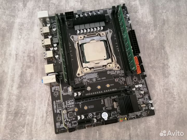 Комплект xeon E5-2640v3 + Machinist X99 V205 + 16g