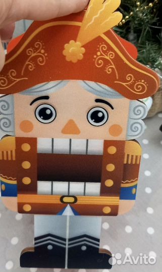 Шкатулка Щелкунчик ручная работа дерево