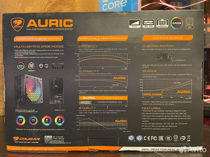 Блок питания Cougar Auric 750W