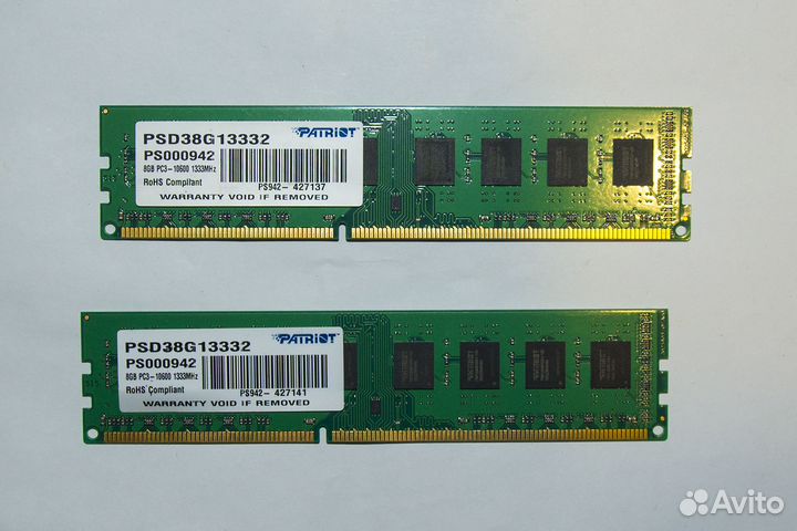 Оперативная память ddr3 8gb