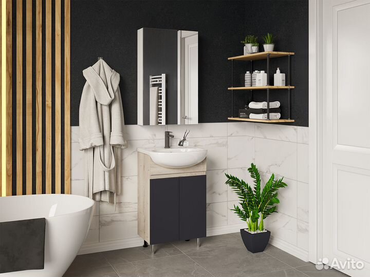 Тумба под раковину Misty о-пол07060-0142дп