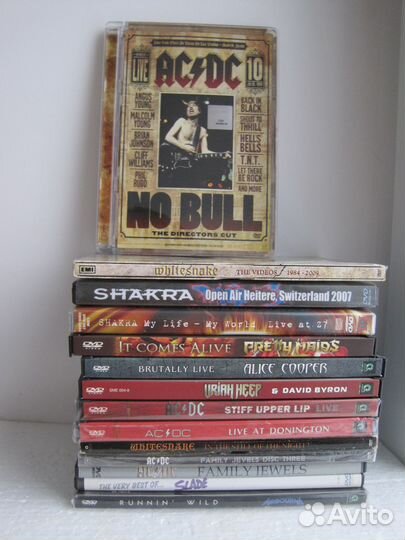 Музыкальные DVD AC/DC, alice cooper, whitesnake