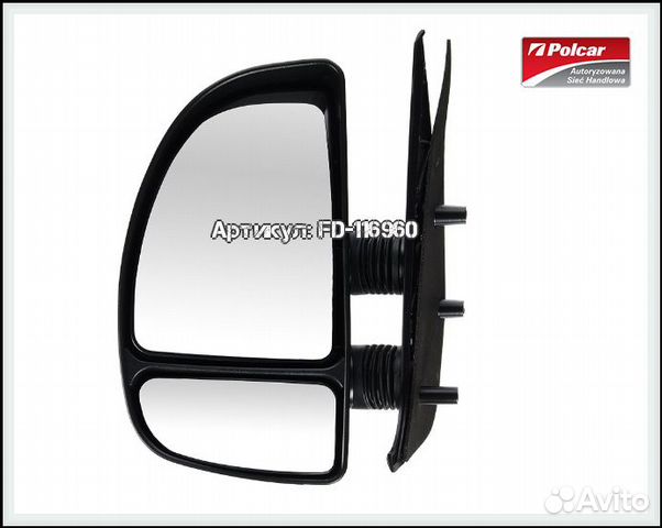 Зеркало левое (короткий кронштейн) Fiat Ducato