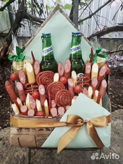 Съедобные букеты для мужчин