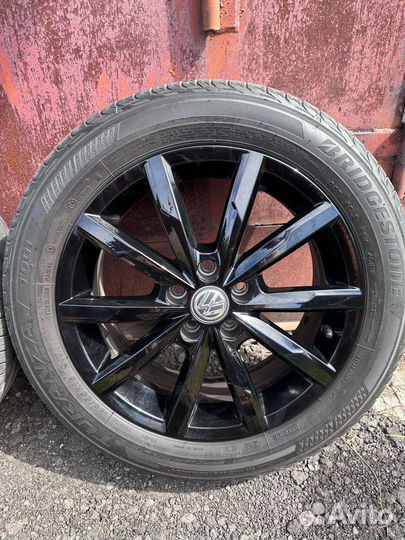 Литые диски и резина