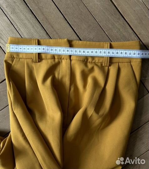 Брюки палаццо charmstore s горчица