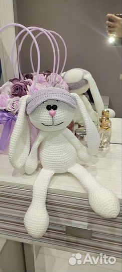 Заяц Вязанная игрушка