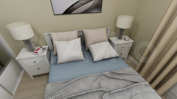 2-к. квартира, 53,4 м², 4/5 эт.