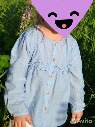 Рубашка для девочки zara