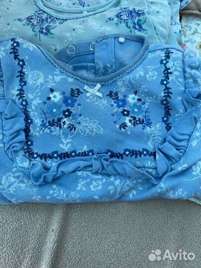 Пакет вещей для девочки 68-74размер